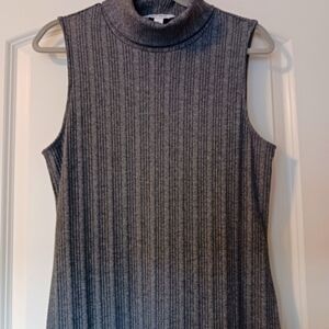 * Nine West Midi Gray Ribbed Slim Dress Size XL
